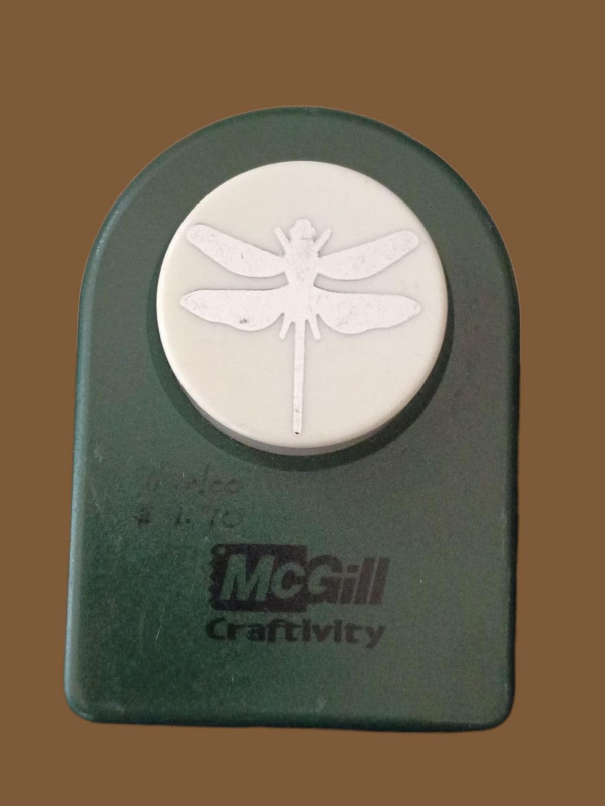 Set of 4 large craft paper punches – dragonfly, fleur de lis, hot air...