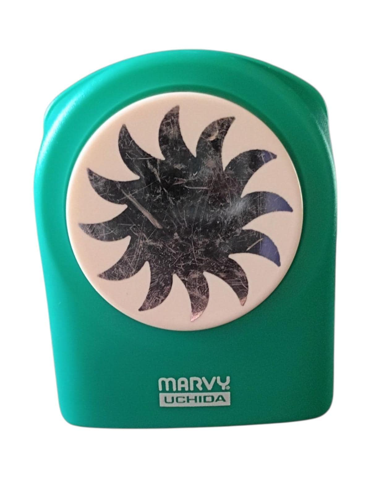 Marvy uchida large paper punch set of 3 – heart, flower, spiral sunburst shapes