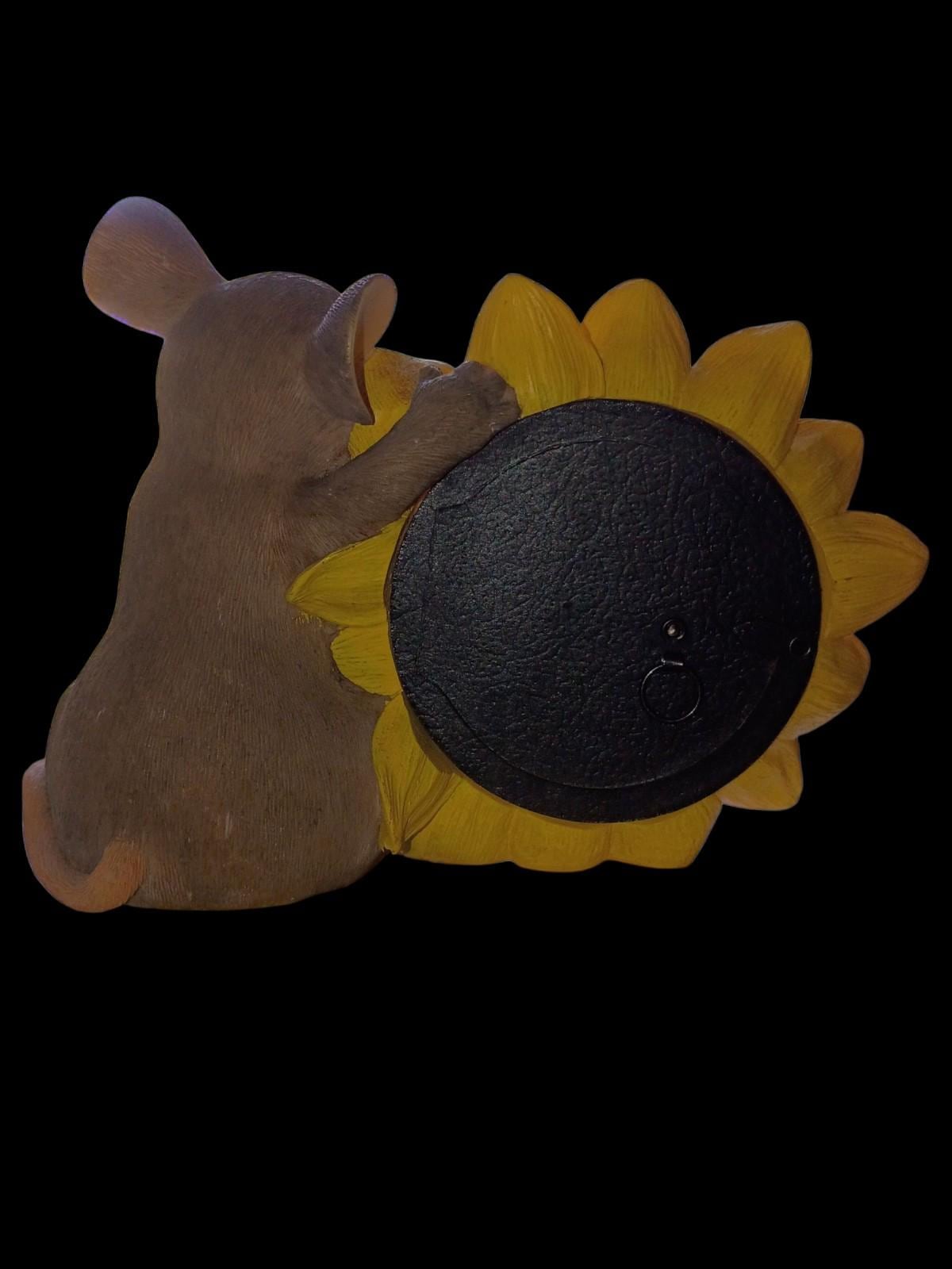 Charming tails sunflower photo frame figurine by dean griff special edition...
