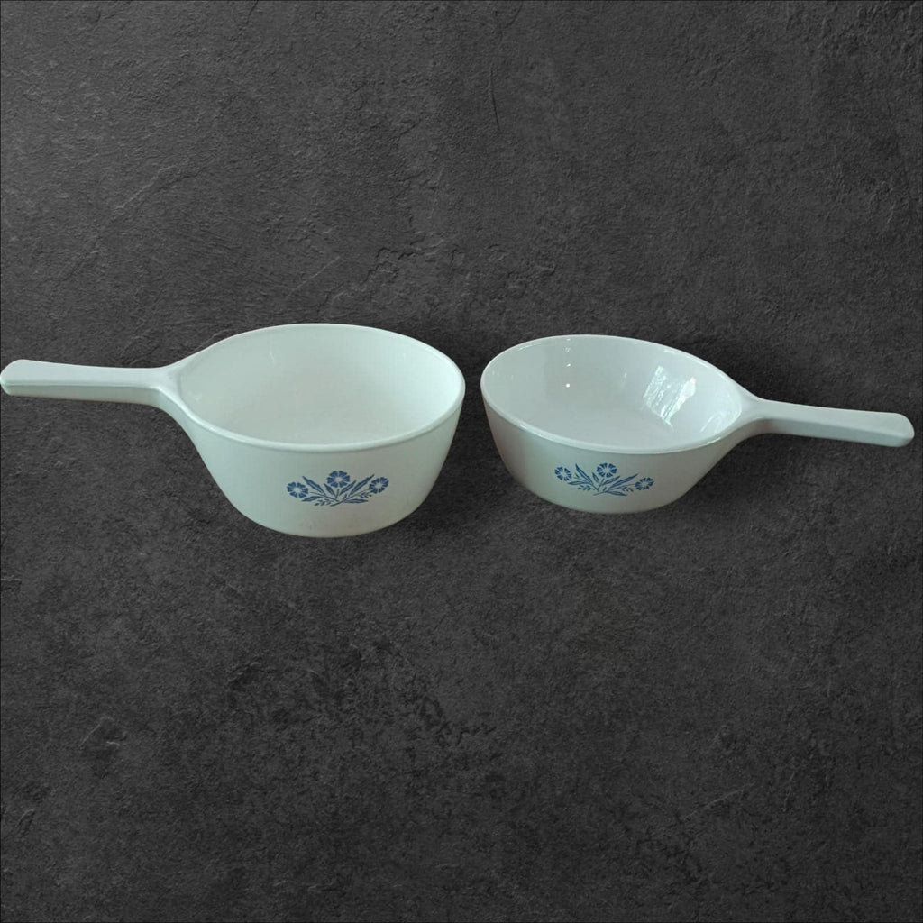 Corning ware blue cornflower 9-piece cookware set | casserole, skillet, pie...