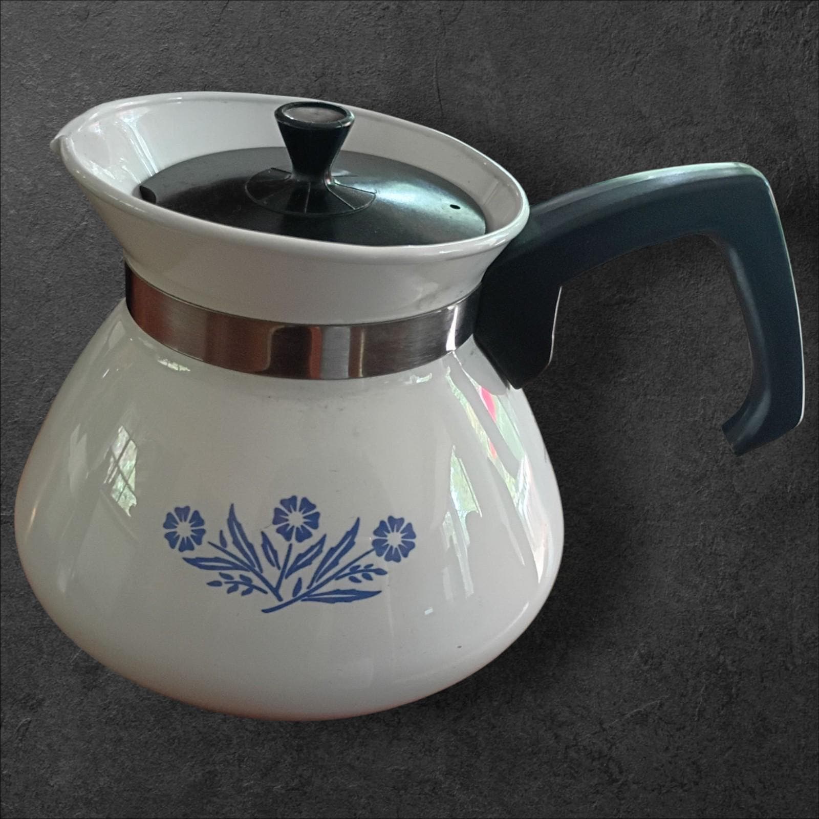 Corning ware blue cornflower 9-piece cookware set | casserole, skillet, pie...