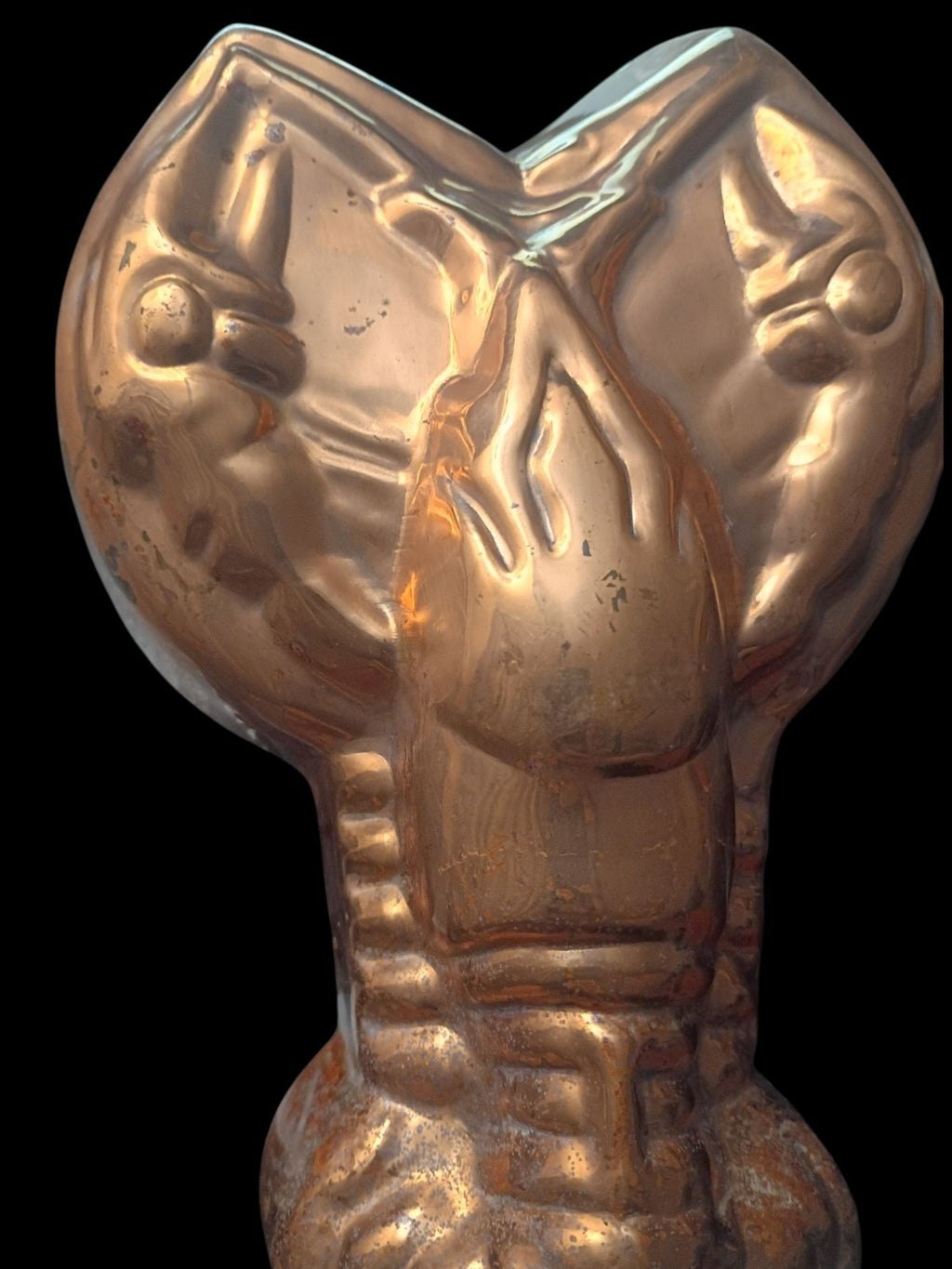 Copper Wall Mold Set of 3 – Fish, Rooster & Lobster – Vintage