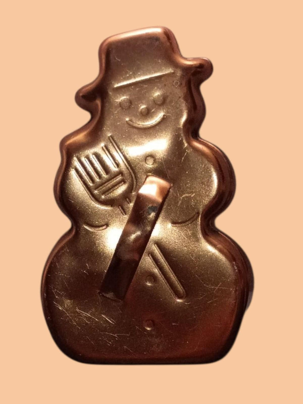 Copper-tone cookie cutter set of 6 | vintage