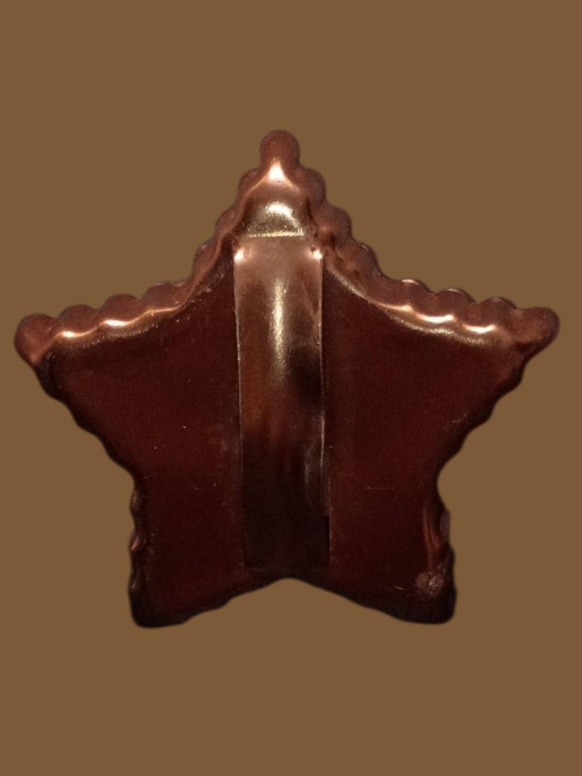 Copper-tone cookie cutter set of 6 | vintage
