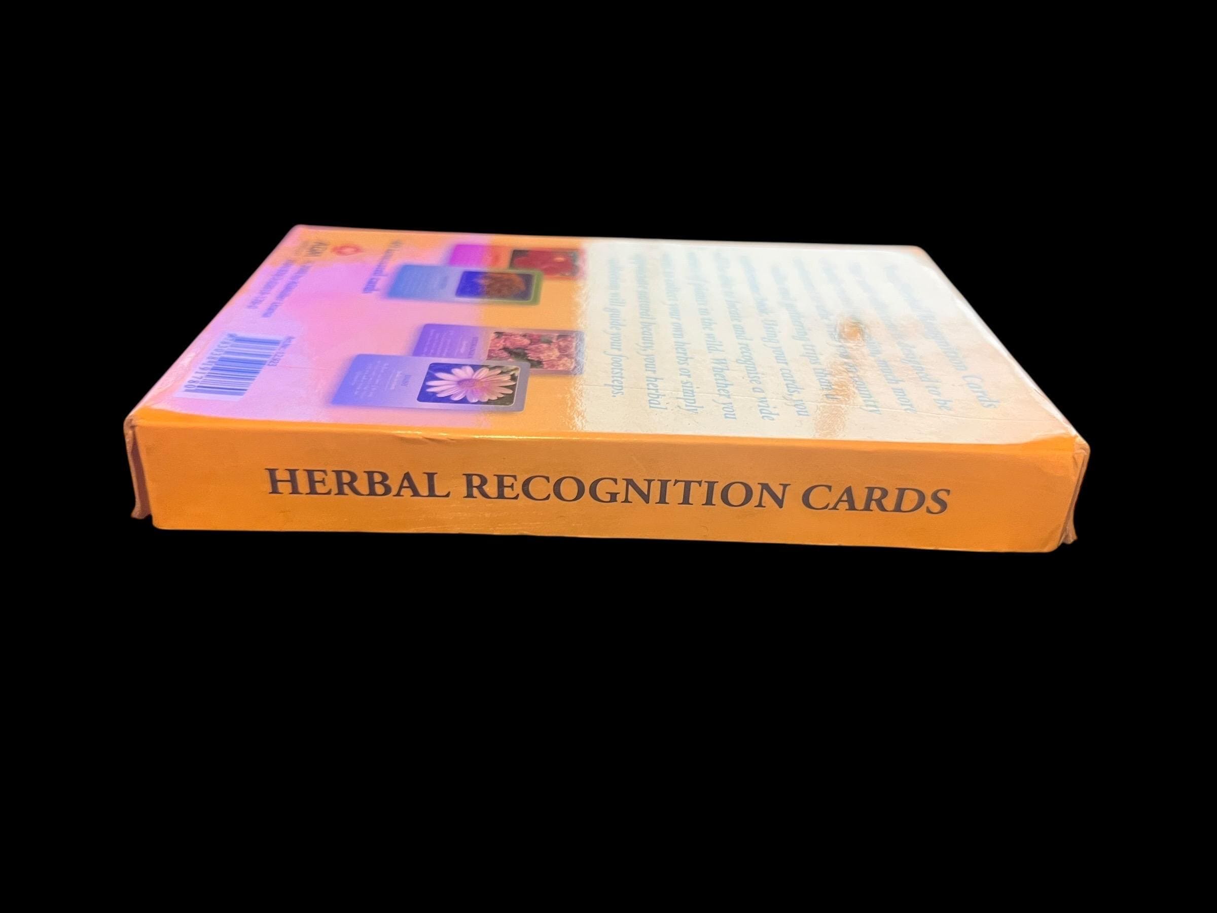 Herbal recognition cards by agm urania 2008 49 laminated botanical identification cards