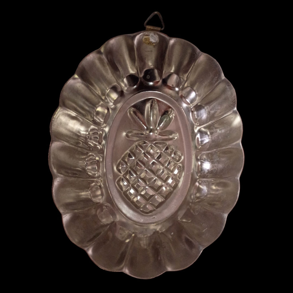 Vintage Copper Kitchen Wall Mold Set of 4 | Fruit Basket, Pineapple, Duck &...