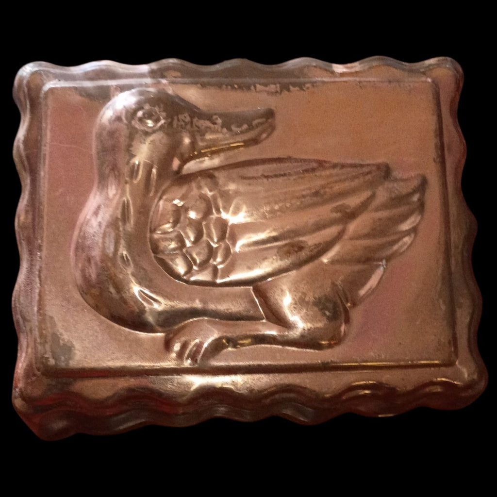 Vintage Copper Kitchen Wall Mold Set of 4 | Fruit Basket, Pineapple, Duck &...
