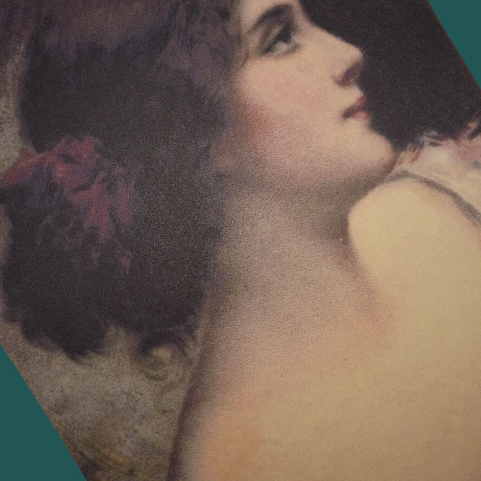 Set of 3 Vintage Romantic Art Prints 8x10 – Classical Lady Portraits & Garden...