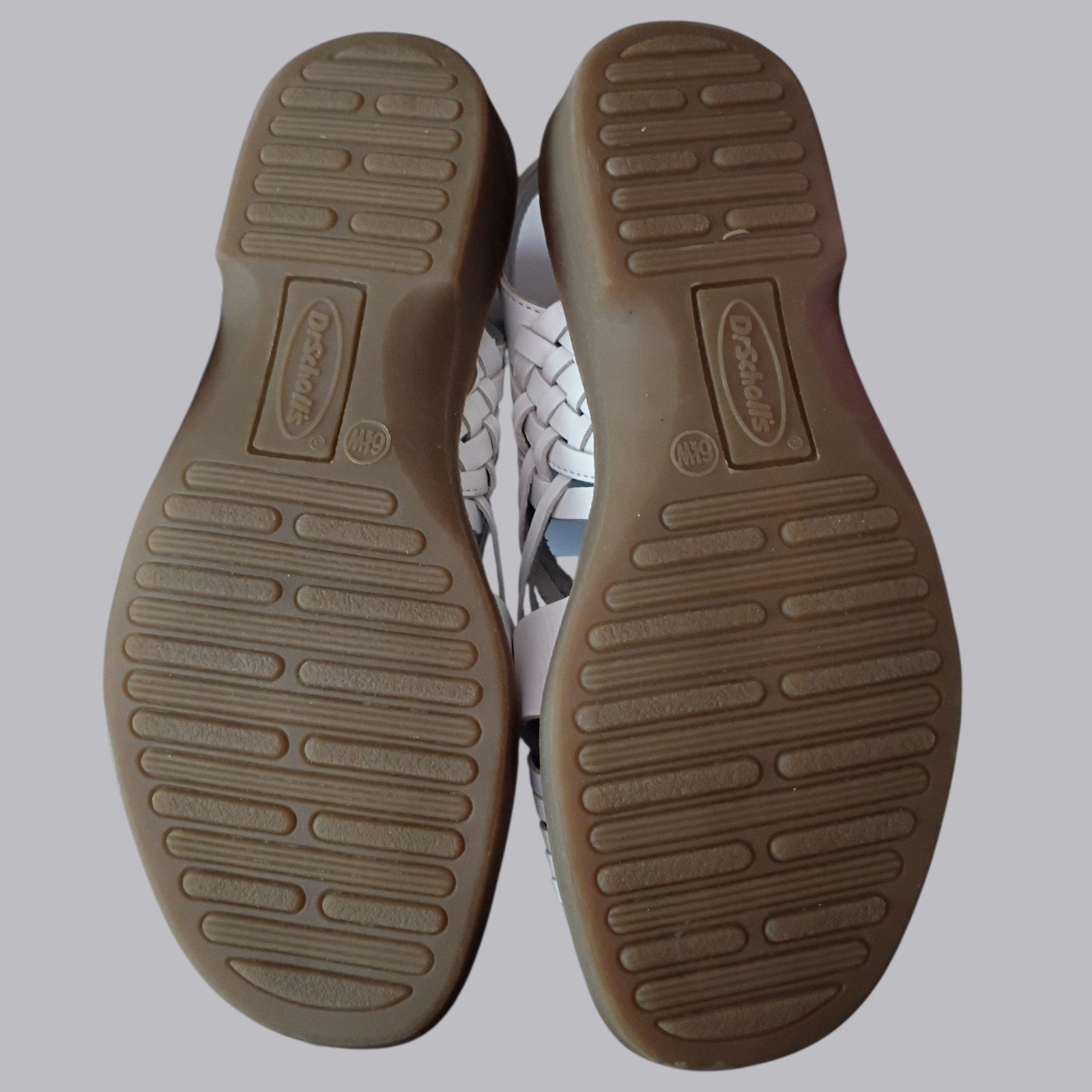 Dr. Scholl’s Women’s Leather Slingback Woven Sandals Size 6.5W – Comfort Slip-On